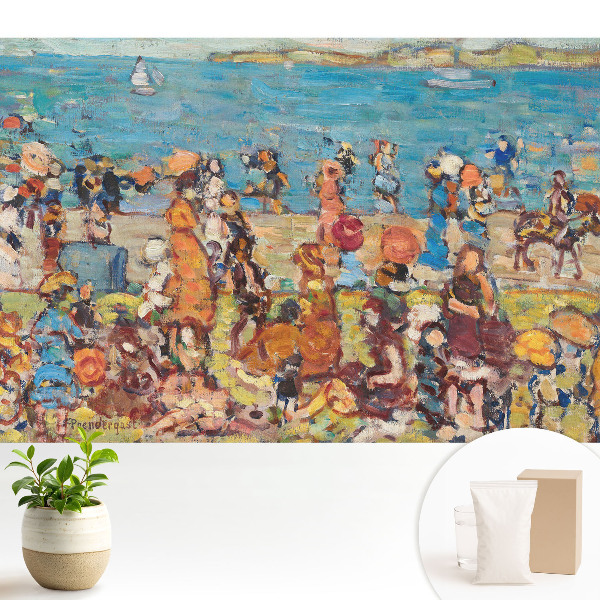 Tapeta do obývačky Impresionistická farba plážového dňa