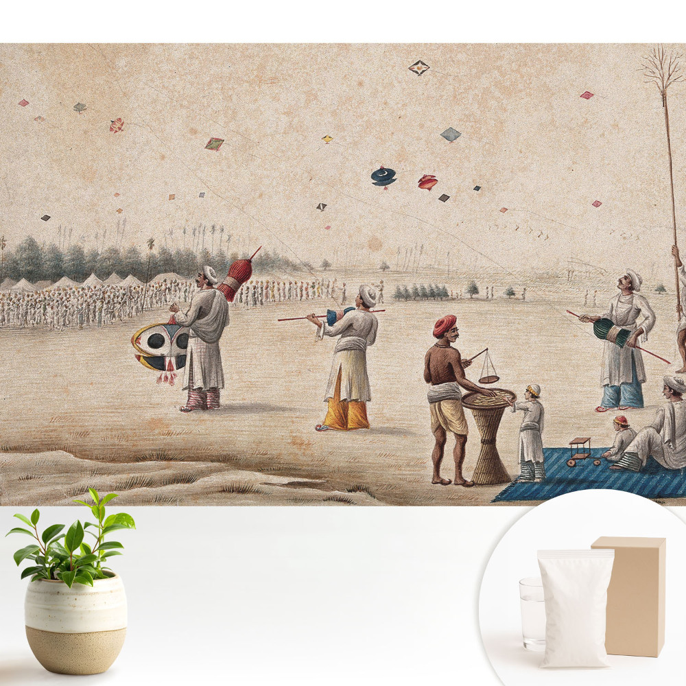 Luxusná tapeta Šarkany na historickom pozadí