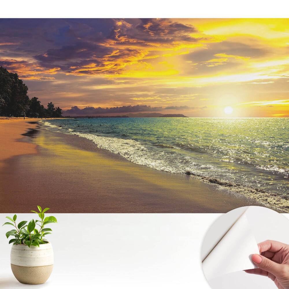 Tapety na stenu samolepiace Úžasná plážová krajina