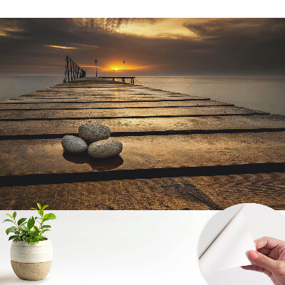 Tapeta do obývačky Harmonický mier mosta Sunset Bridge