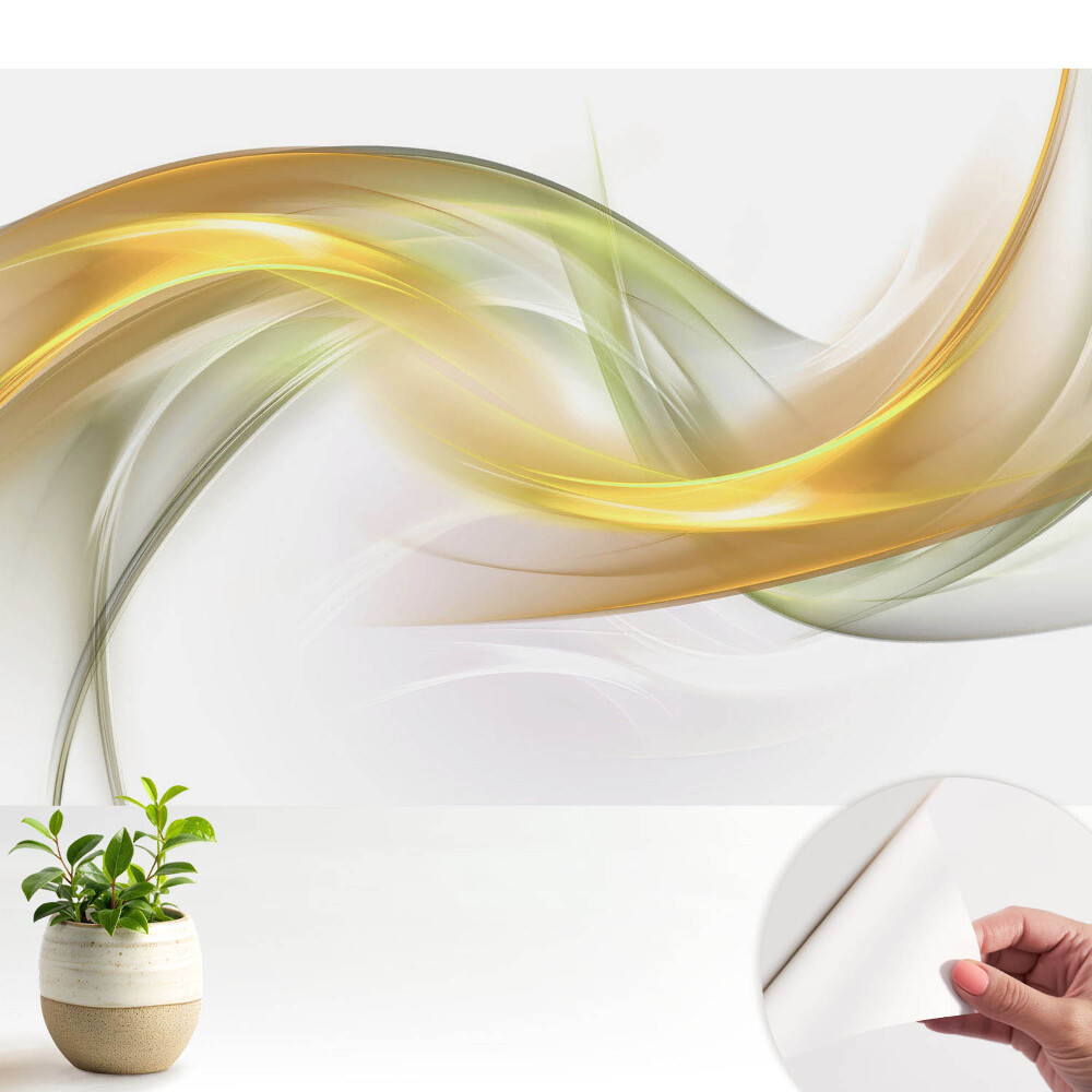 Luxusná tapeta Jemné, vlnité línie v jemných odtieňoch