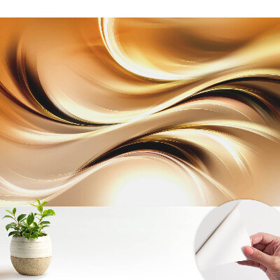 Luxusná tapeta s dynamickou abstrakciou v teplých tónoch