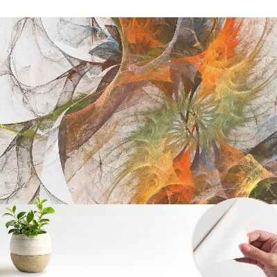 Tapeta do obývačky Farebný abstraktný kaleidoskop energie