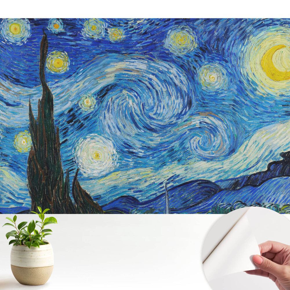 Tapety na stenu samolepiace Víriace hviezdy a cyprus