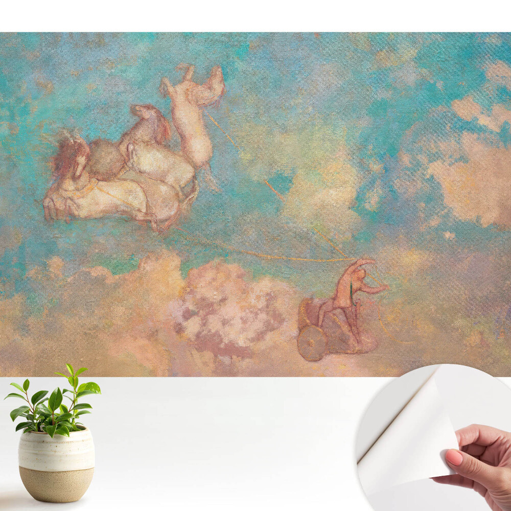 Luxusná tapeta Luxusné kone proti oblakom