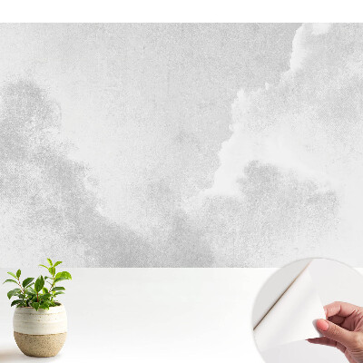 Luxusná tapeta s jemným motívom oblakov v minimalistickom dizajne