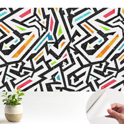 Tapety na stenu samolepiace Farebné geometrické vzory