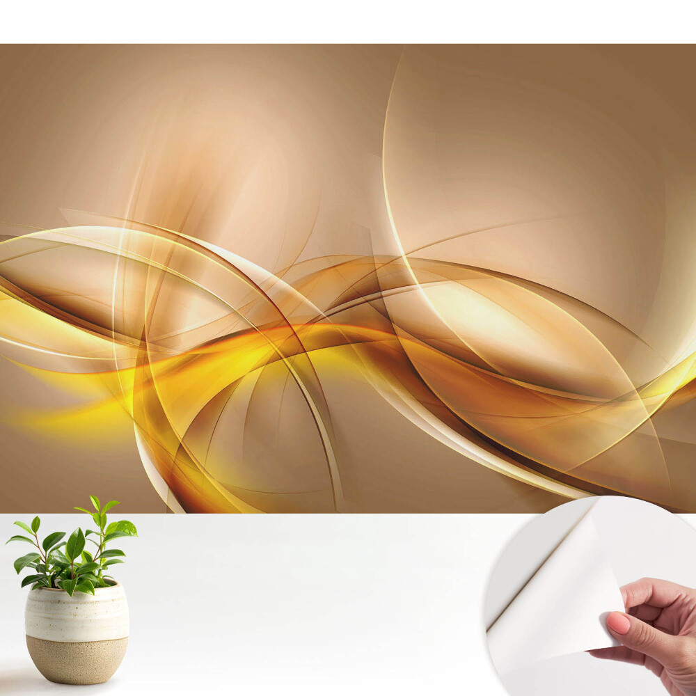 Tapeta do obývačky Jemné krivky abstraktného vzoru