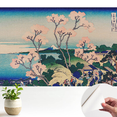 Tapeta na stenu samolepiaca s japonským jarným motívom