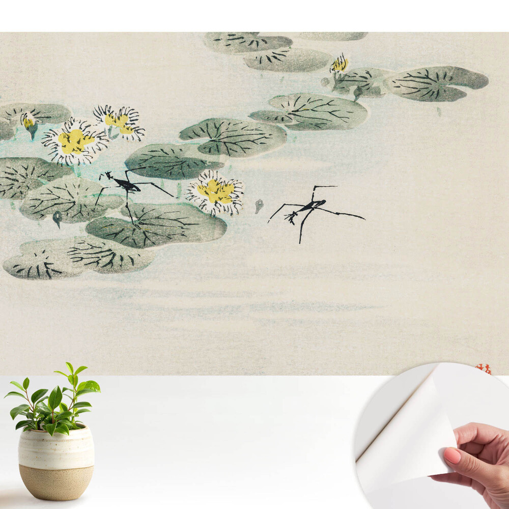 Tapeta do obývačky Lekná proti vode