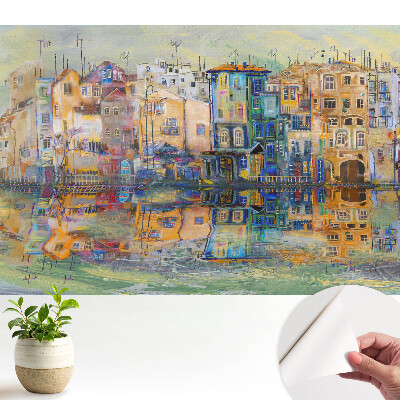 Luxusná tapeta Farebná krajina s odrazom vo vode