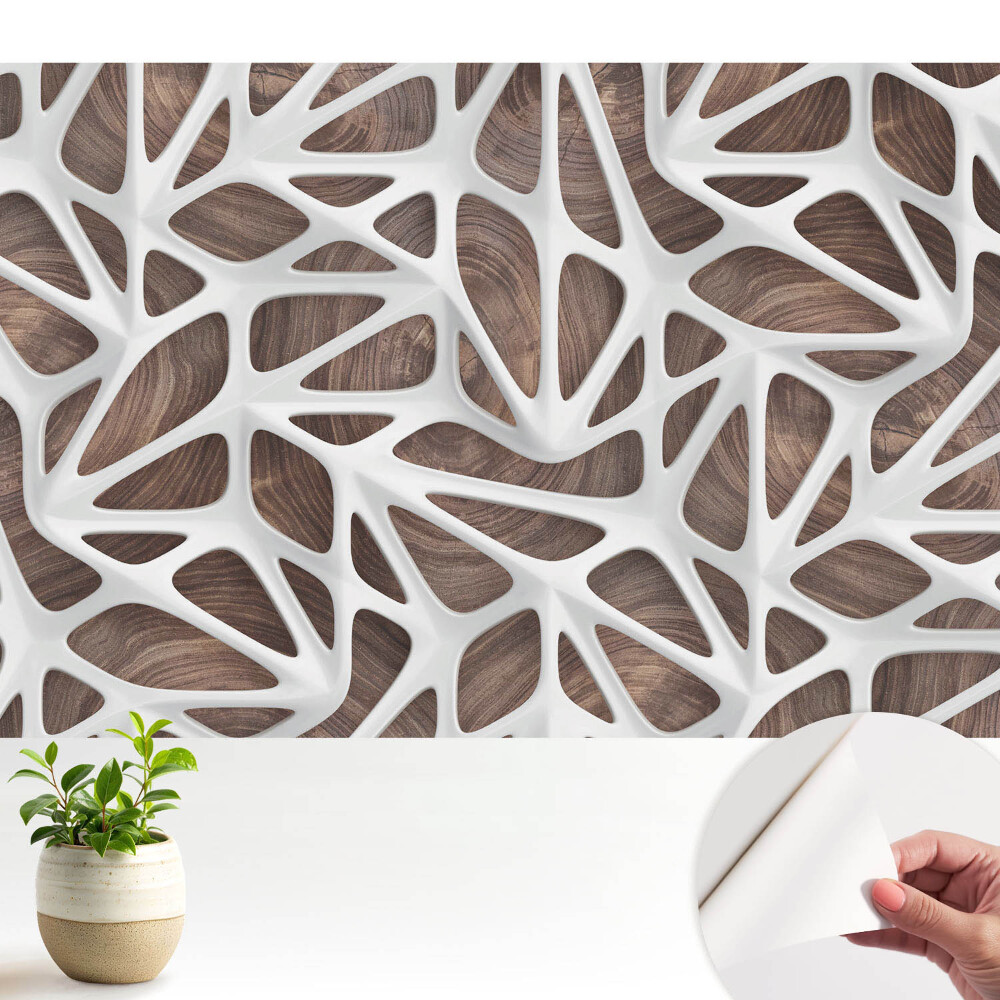 Tapety na stenu samolepiace Moderný vzor s organickými tvarmi