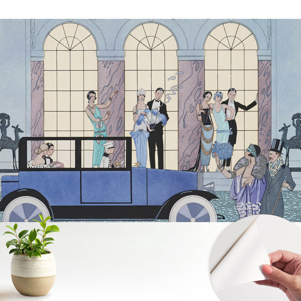 Tapeta do obývačky Štýlové oblečenie z 20. rokov 20. storočia, elegantné postavy