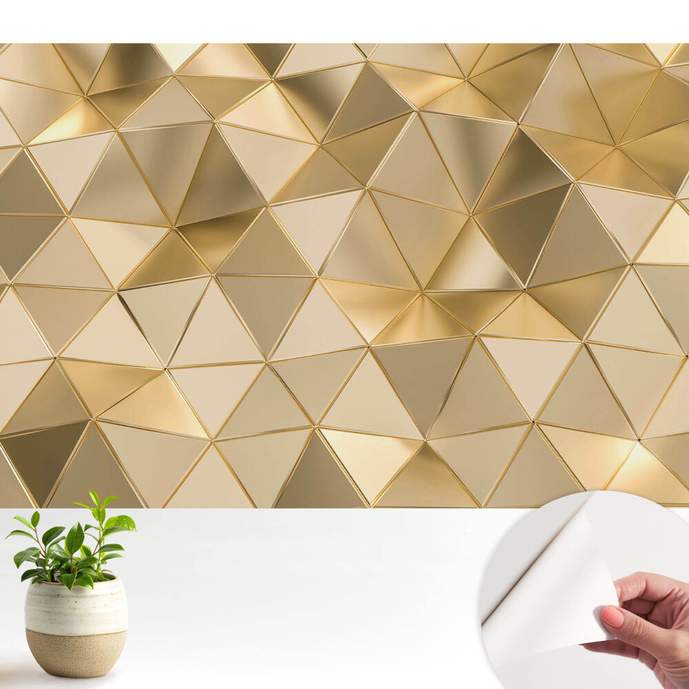 Tapeta Geometrické trojuholníky modernej elegancie