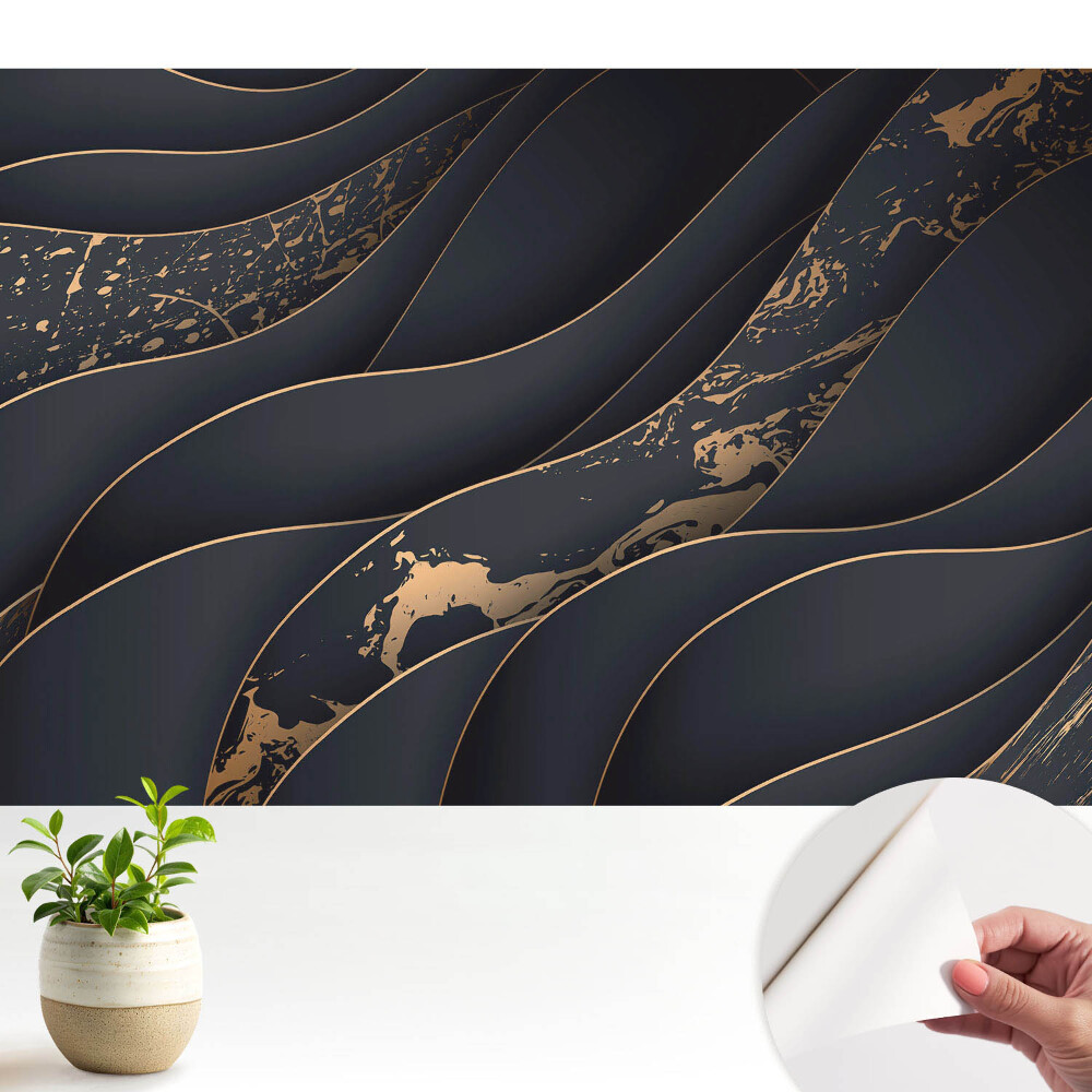 Tapety na stenu samolepiace Organické vzory, dynamický kontrast a harmónia