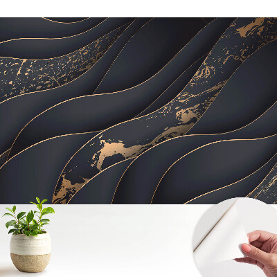 Tapeta na stenu samolepiaca s organickými vzormi vytvárajúca dynamický kontrast a harmonické prevedenie