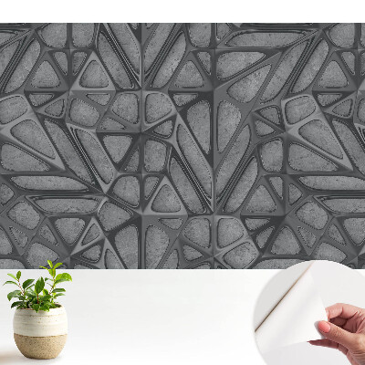 Tapeta na stenu samolepiaca s abstraktnou geometrickou štruktúrou