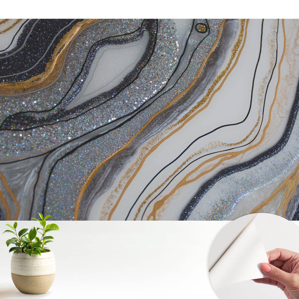 Tapeta Abstraktné vlny elegantnej žiary.