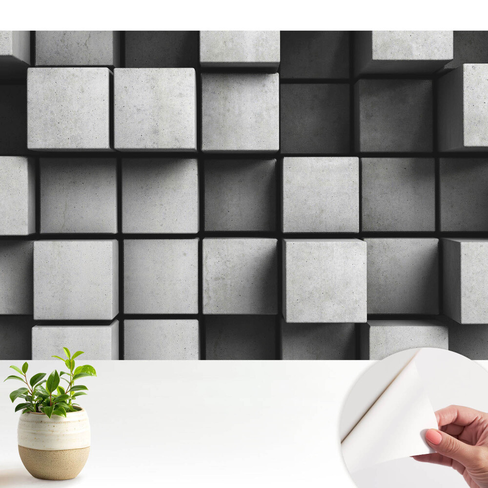 Luxusná tapeta Trojrozmerné priestorové kocky