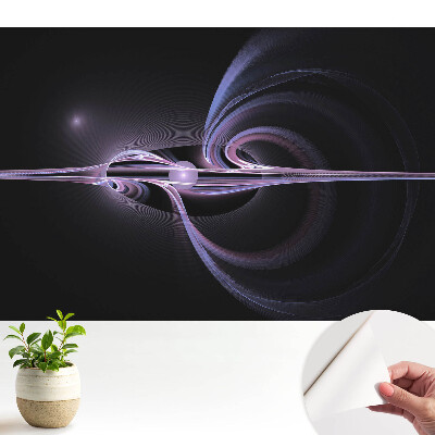 Tapeta s motívom symetrických čiar a oblúkov