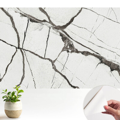 Luxusná tapeta Geometrický vzor z tmavého mramoru