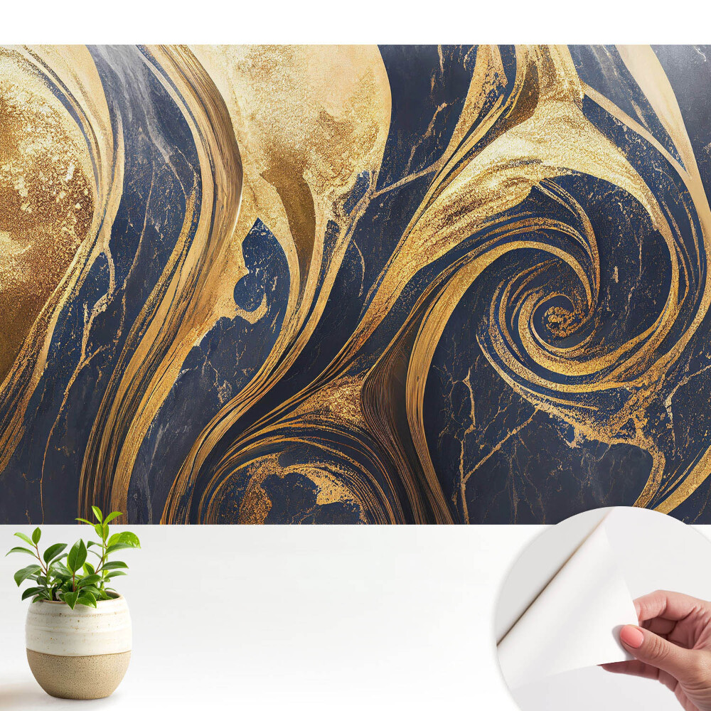 Tapeta do obývačky Elegantné abstraktné víry a čiary