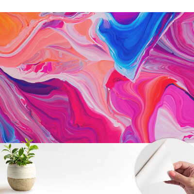 Tapety na stenu samolepiace s motívom farebnej abstrakcie pohybu