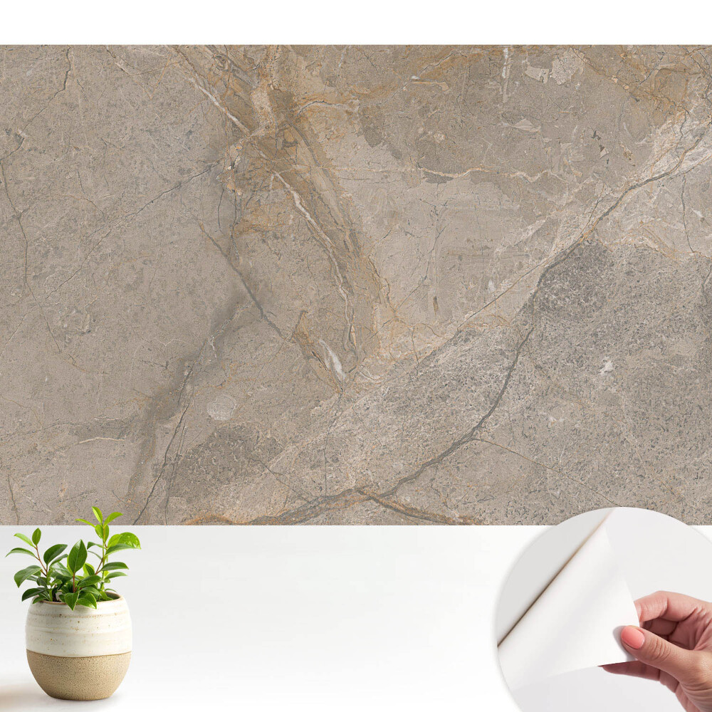 Luxusná tapeta Kameň s béžovými a sivými vzormi