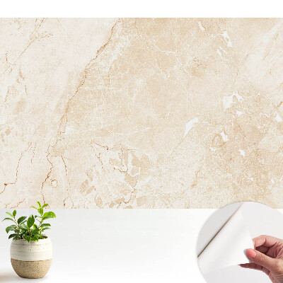 Tapeta do obývačky Elegantný béžový mramor