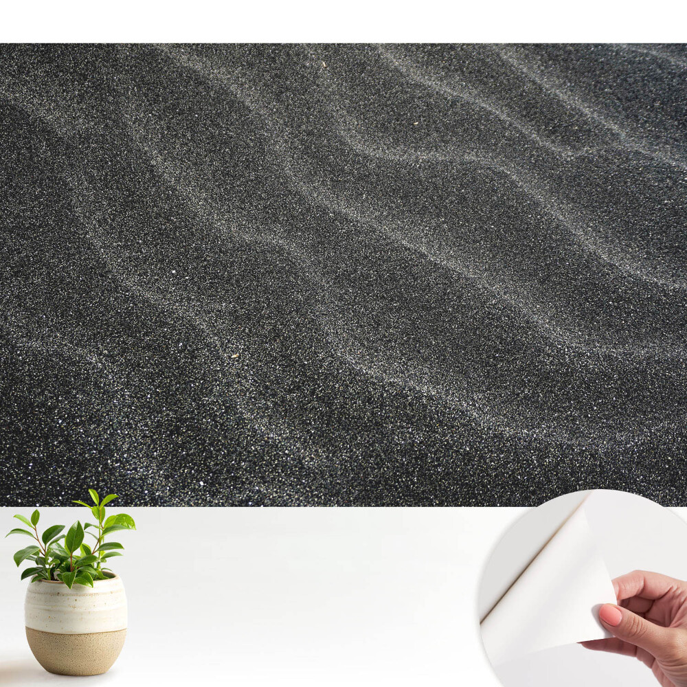 Tapeta do obývačky Vlnité čiary na tmavom pozadí