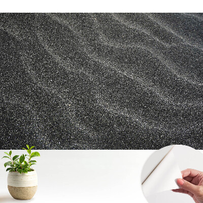 Tapeta do obývačky Vlnité čiary na tmavom pozadí