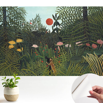 Tapeta s motívom slnka v tropickej džungli