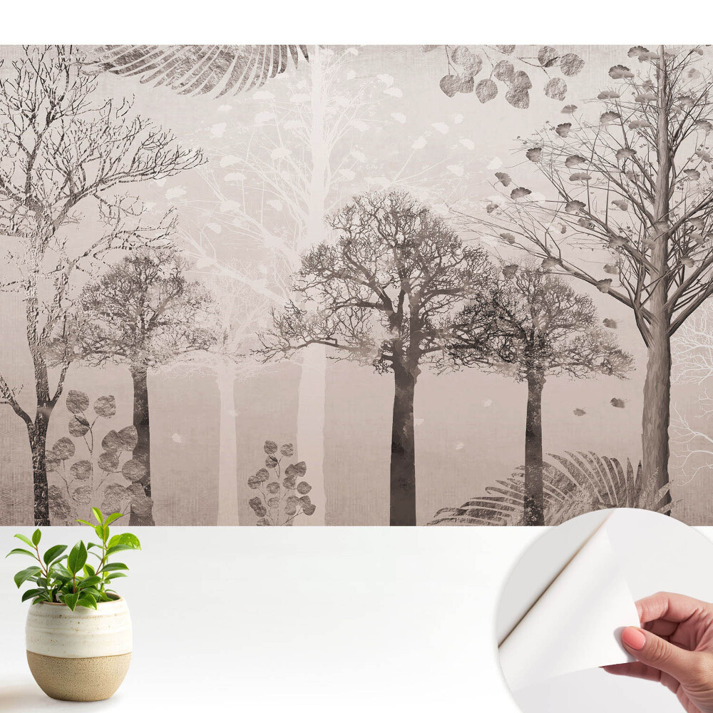 Luxusná tapeta Upokojujúca lesná krajina