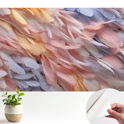 Luxusná tapeta Ľahkosť pastelových pierok