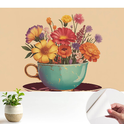 Tapeta do obývačky Kvety v pohári