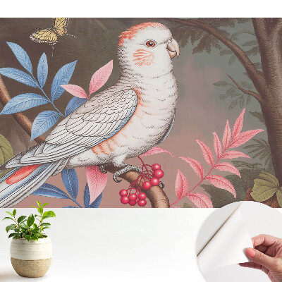 Luxusná tapeta Papagáj medzi listami