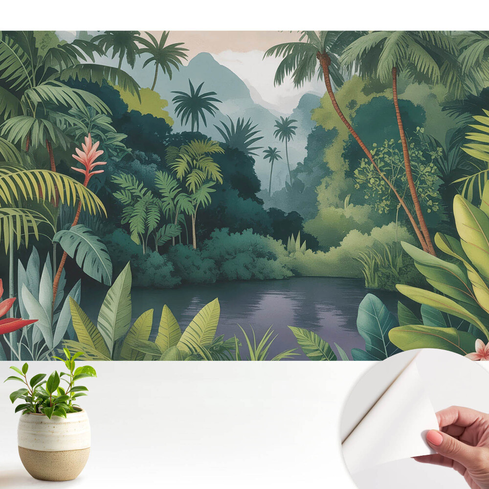 Tapeta Relaxačná harmónia tropickej džungle