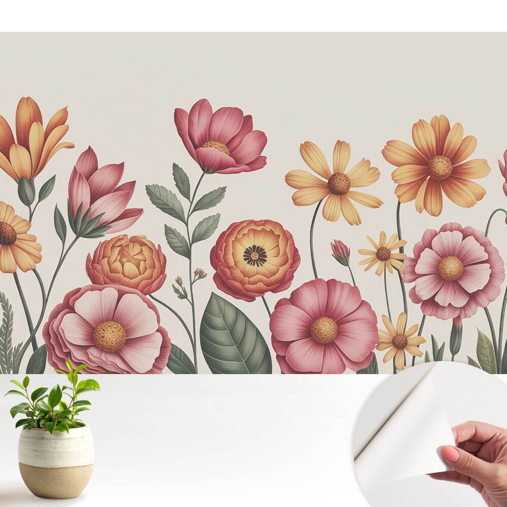 Tapeta Kvetinová elegancia klasický štýl harmónia