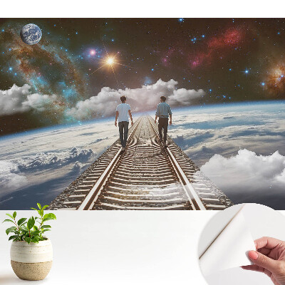 Tapeta na stenu samolepiaca s motívom kozmickej cesty