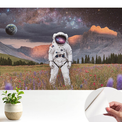 Tapeta do obývačky Surrealistický astronaut v horách