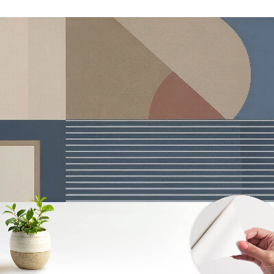 Tapeta do obývačky Geometrický minimalizmus s nádychom elegancie