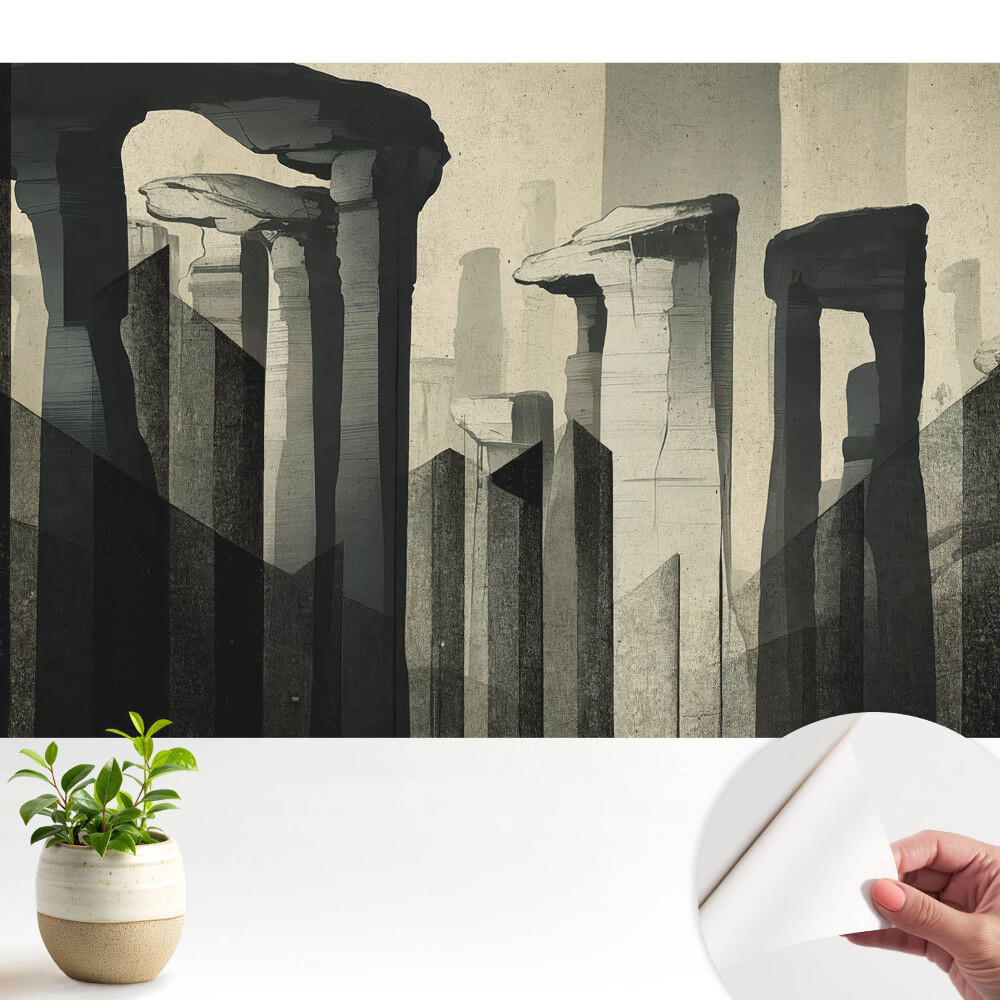 Tapeta Monumentálne stĺpy so symetrickými kompozíciami