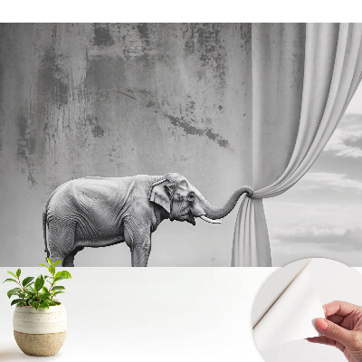 Tapety na stenu samolepiace Slon v surrealistickom svete
