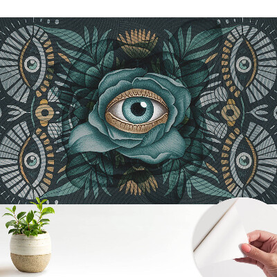 Tapeta do obývačky Oko v boho štýle