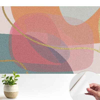 Luxusná tapeta Abstraktné teplé farby