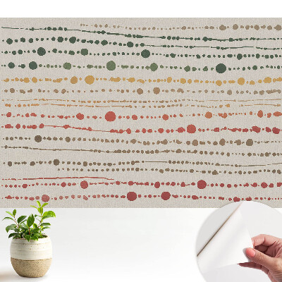 Luxusná tapeta Farebné čiary a bodky