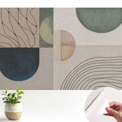 Tapety na stenu samolepiace Moderná geometrická abstrakcia