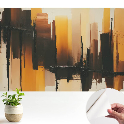 Tapeta na stenu samolepiaca s abstraktným motívom zvislých pruhov