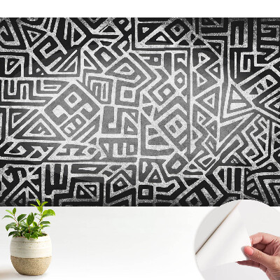 Tapeta do obývačky Abstraktná geometrická kompozícia s čiarami