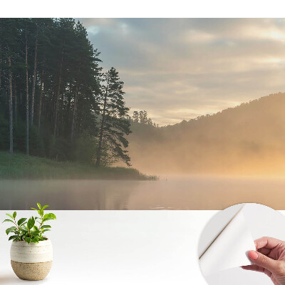 Tapeta Hmlistá krajina ráno